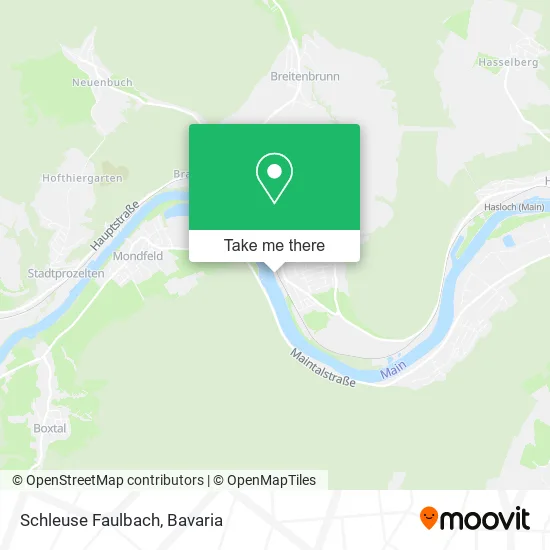 Карта Schleuse Faulbach