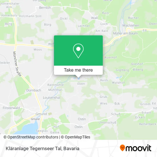 Карта Kläranlage Tegernseer Tal