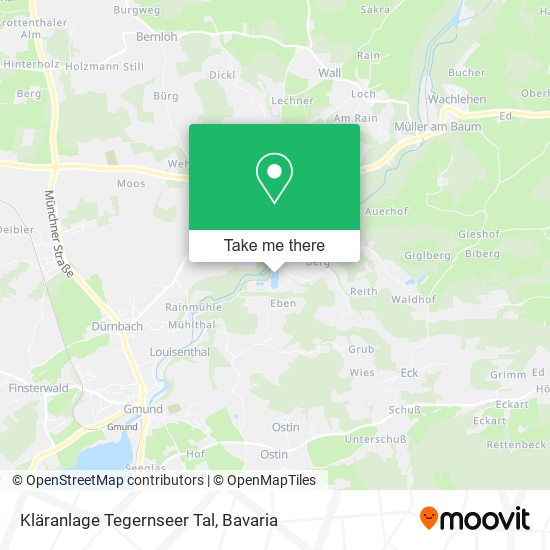 Kläranlage Tegernseer Tal map