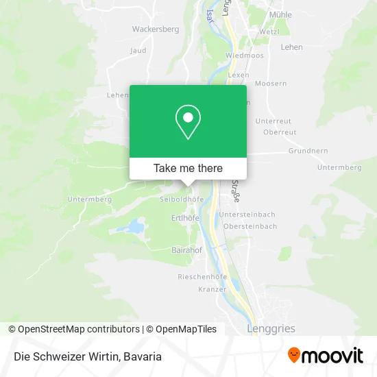 Карта Die Schweizer Wirtin