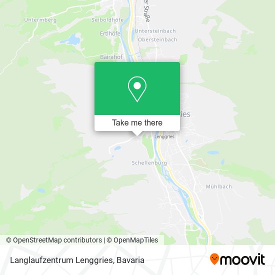 Langlaufzentrum Lenggries map