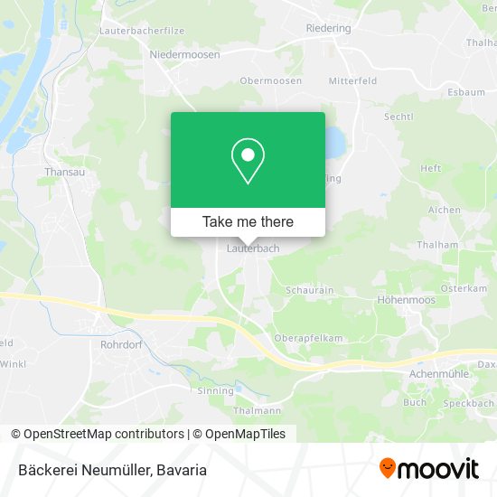 Bäckerei Neumüller map