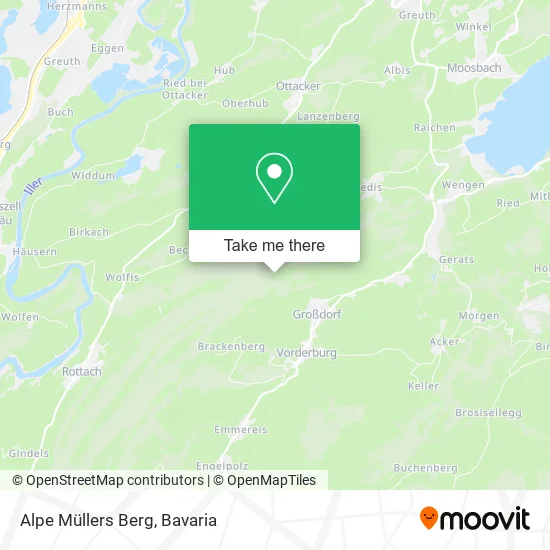Карта Alpe Müllers Berg