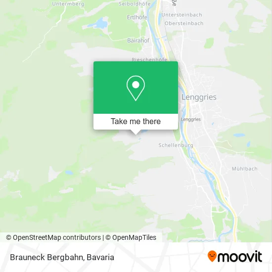 Карта Brauneck Bergbahn