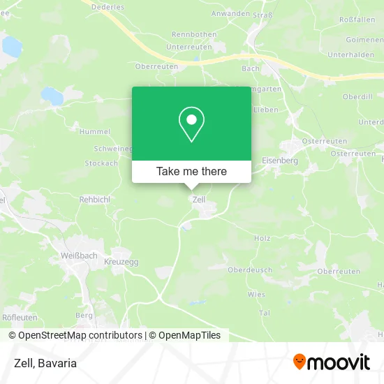 Карта Zell