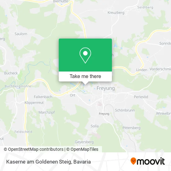 Карта Kaserne am Goldenen Steig
