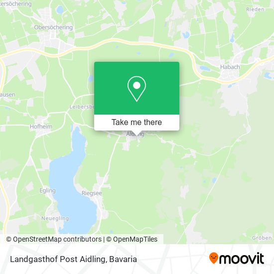 Landgasthof Post Aidling map