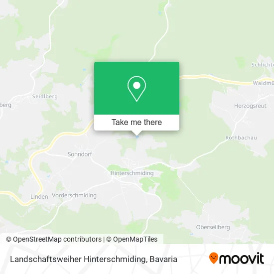 Карта Landschaftsweiher Hinterschmiding