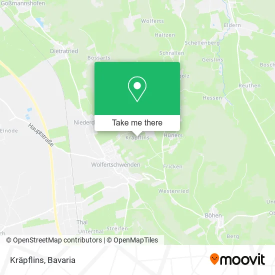 Карта Kräpflins