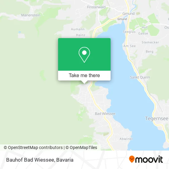 Bauhof Bad Wiessee map