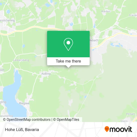 Hohe Lüß map