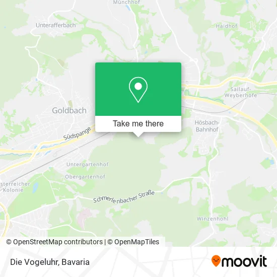 Карта Die Vogeluhr