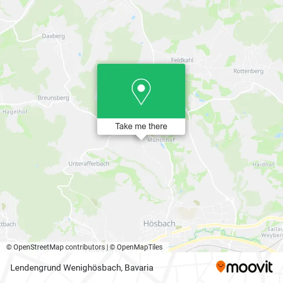 Lendengrund Wenighösbach map