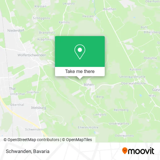Карта Schwanden