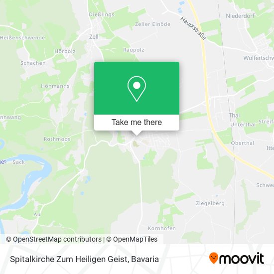 Spitalkirche Zum Heiligen Geist map