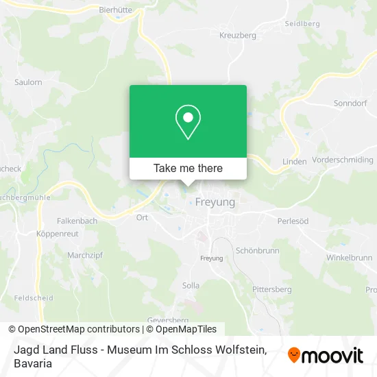 Карта Jagd Land Fluss - Museum Im Schloss Wolfstein