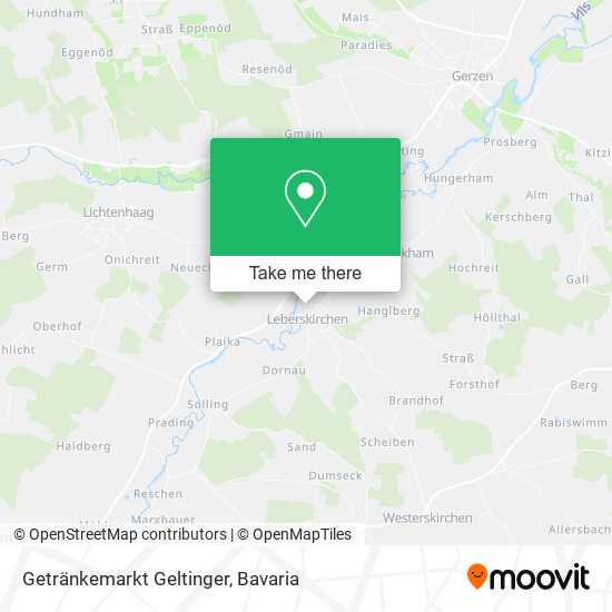Getränkemarkt Geltinger map