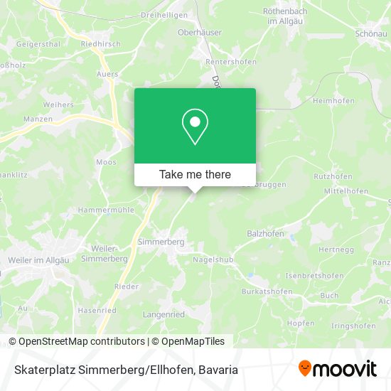 Skaterplatz Simmerberg / Ellhofen map