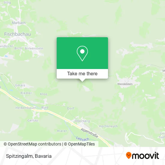 Карта Spitzingalm