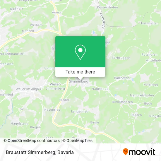 Карта Braustatt Simmerberg