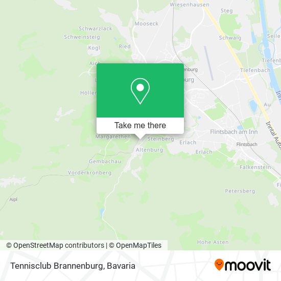 Tennisclub Brannenburg map