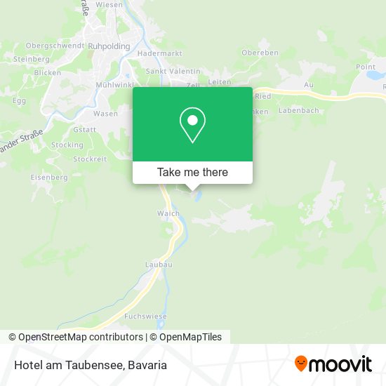 Hotel am Taubensee map