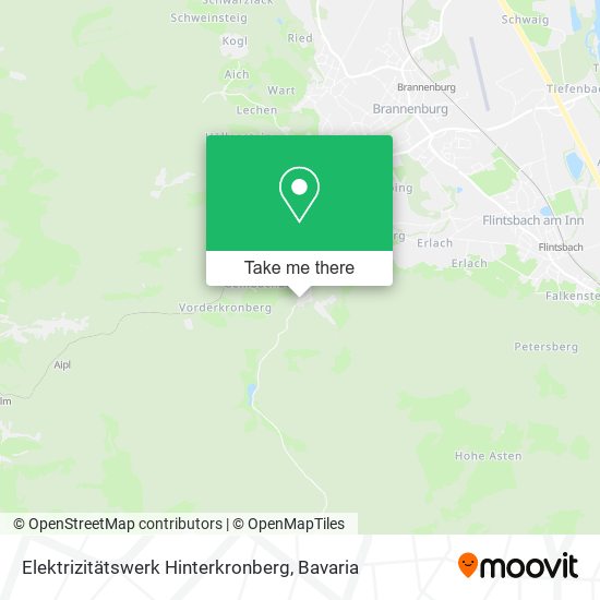 Elektrizitätswerk Hinterkronberg map