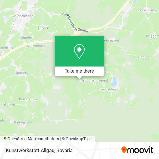 Карта Kunstwerkstatt Allgäu
