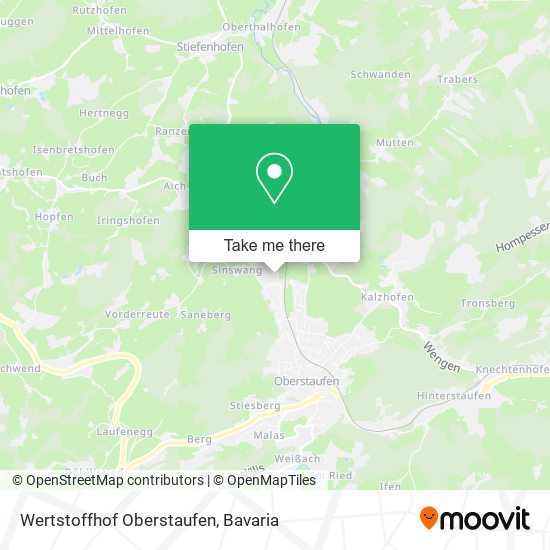 Wertstoffhof Oberstaufen map