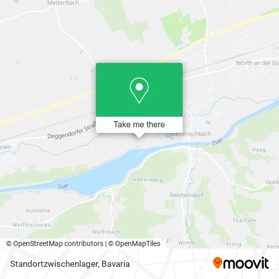 Карта Standortzwischenlager