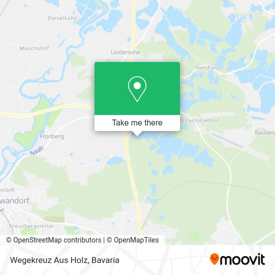 Карта Wegekreuz Aus Holz