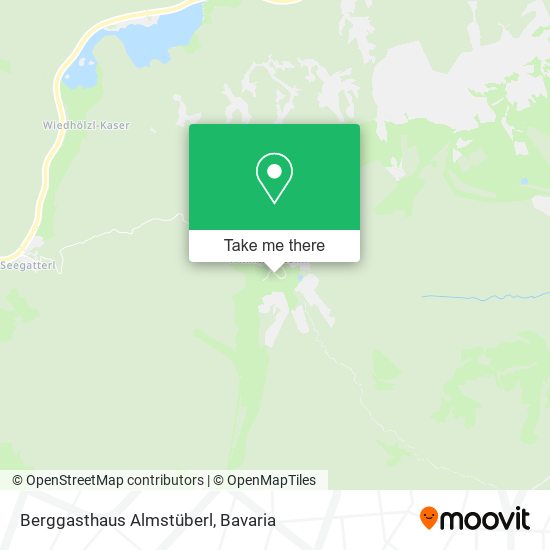 Berggasthaus Almstüberl map