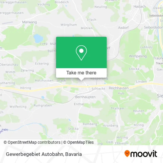 Карта Gewerbegebiet Autobahn