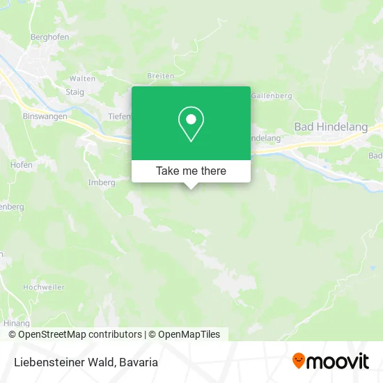 Карта Liebensteiner Wald