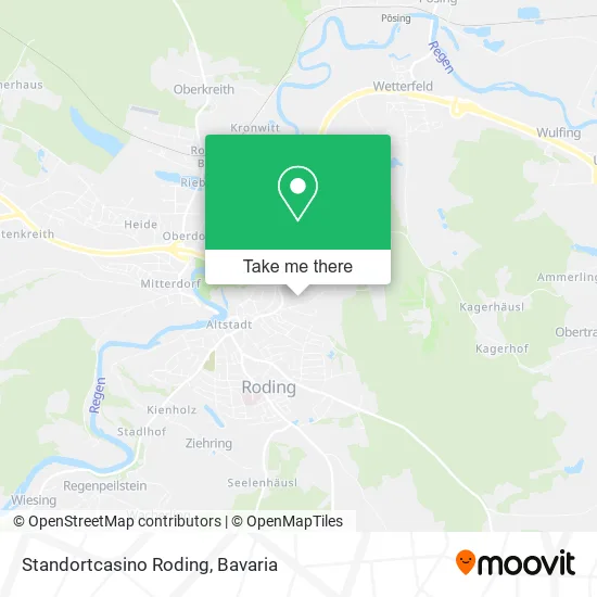 Карта Standortcasino Roding