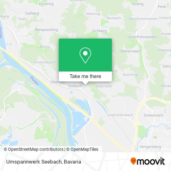 Umspannwerk Seebach map