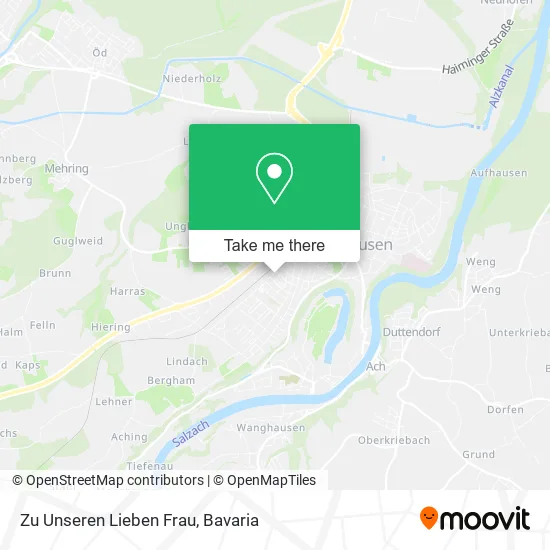 Карта Zu Unseren Lieben Frau