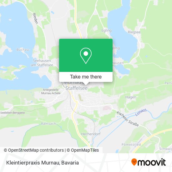 Kleintierpraxis Murnau map
