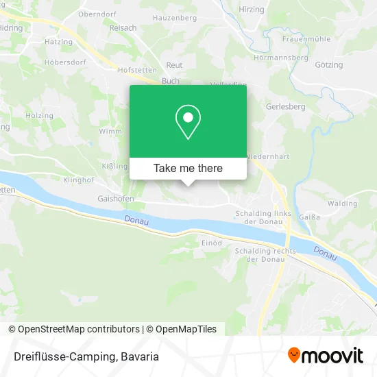 Карта Dreiflüsse-Camping