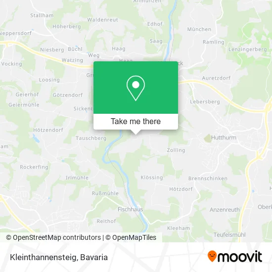 Карта Kleinthannensteig