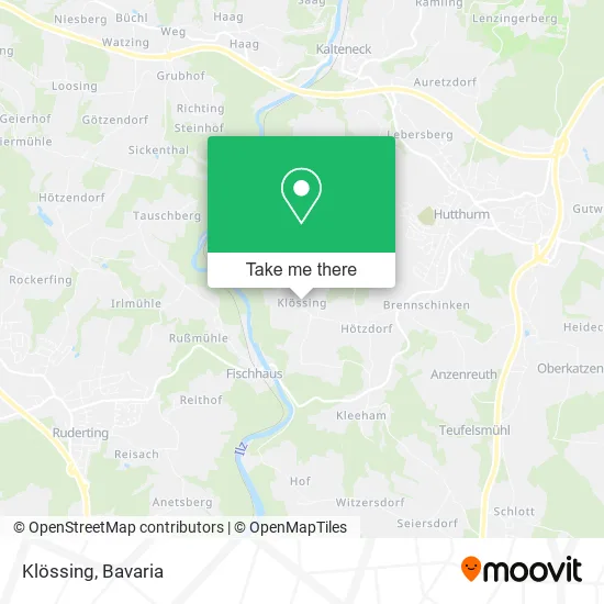 Карта Klössing