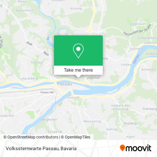 Volkssternwarte Passau map