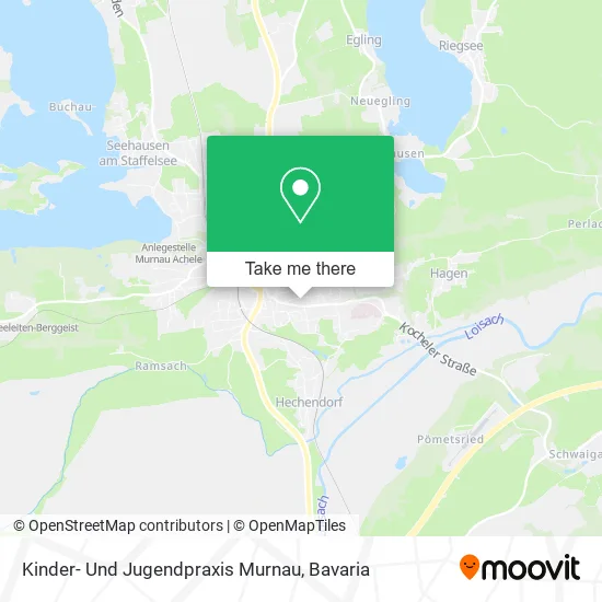 Карта Kinder- Und Jugendpraxis Murnau