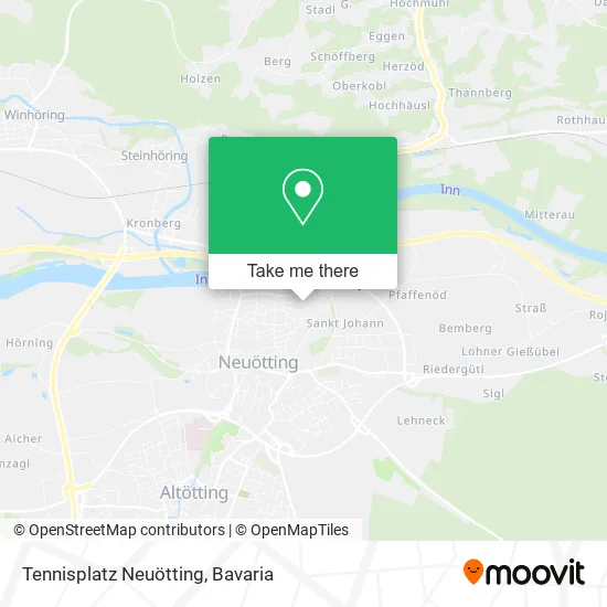 Карта Tennisplatz Neuötting