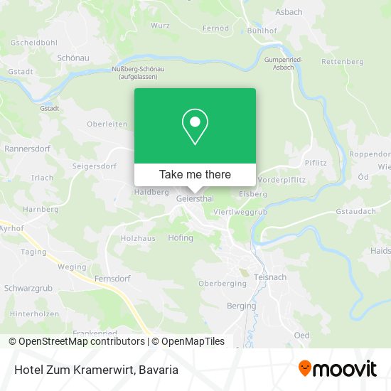 Hotel Zum Kramerwirt map