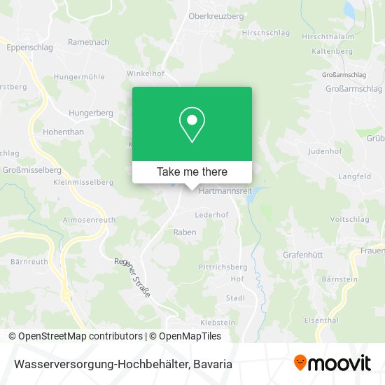 Wasserversorgung-Hochbehälter map