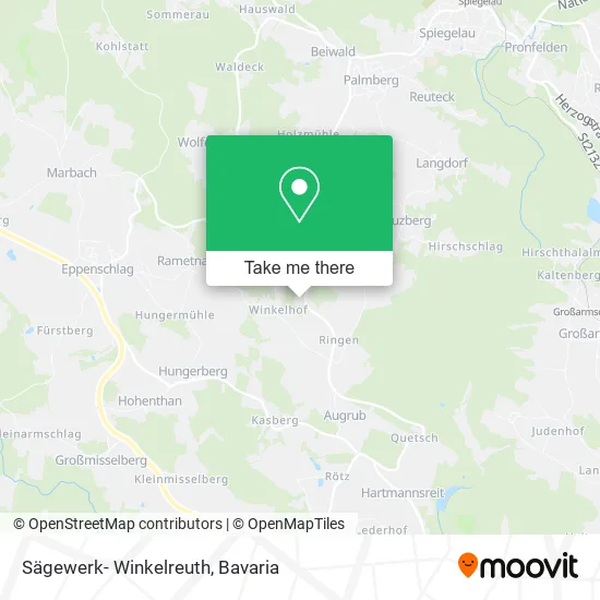 Карта Sägewerk- Winkelreuth