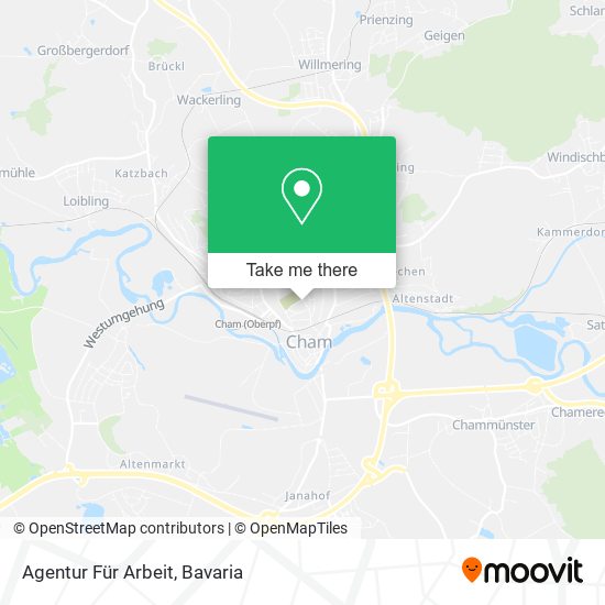 Agentur Für Arbeit map