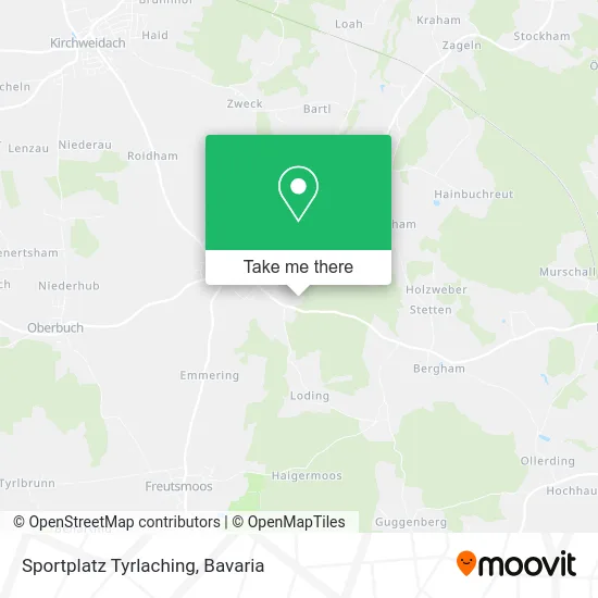 Карта Sportplatz Tyrlaching
