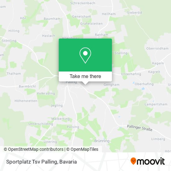 Карта Sportplatz Tsv Palling